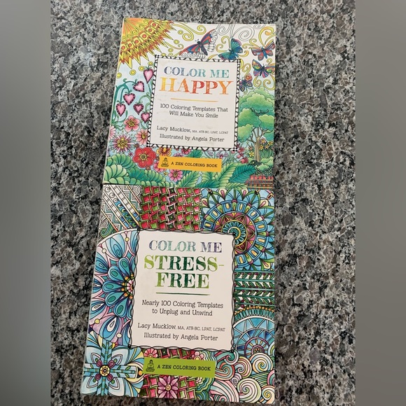 Zen Coloring Books. Set of two. - Picture 3 of 5